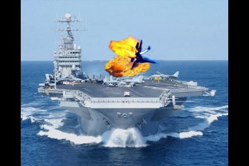 Fighter Jets Crashes on Aircraft Carriers Caught On Tape ( Video )