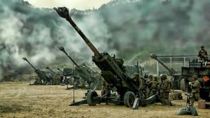 Artillery Battery Barrage • U.S./ROK Marines Live-Fire