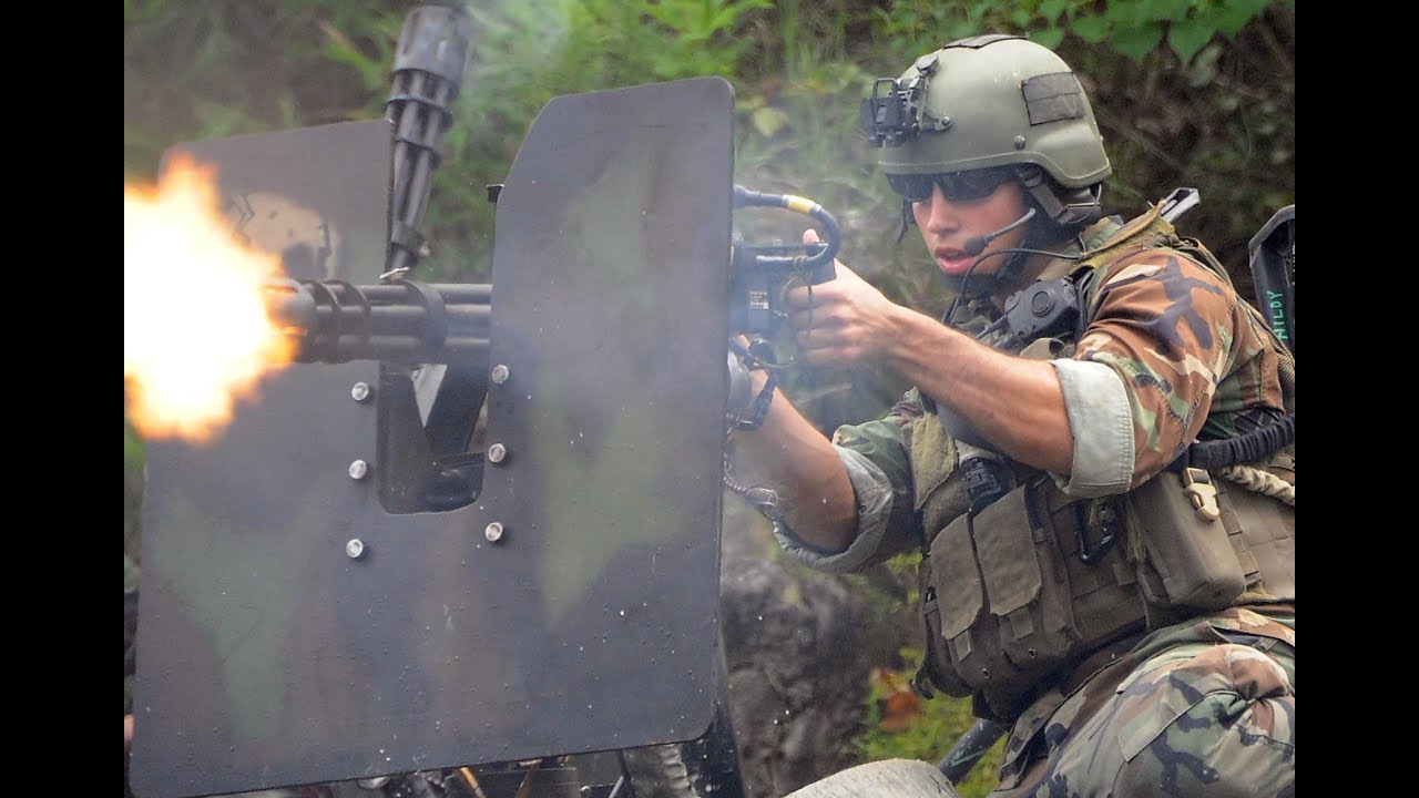 Watch US Navy Special Forces Unleash Awesome Minigun  