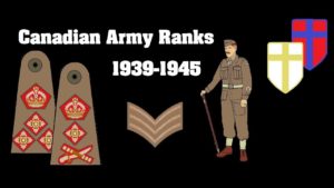 Canadian Army Ranks